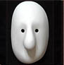 masque larvaire de theatre-L13